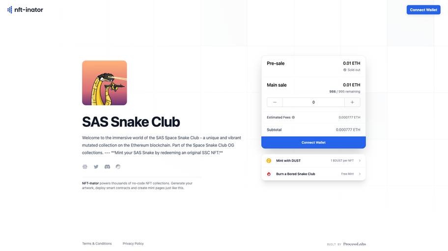 Mint page screenshot